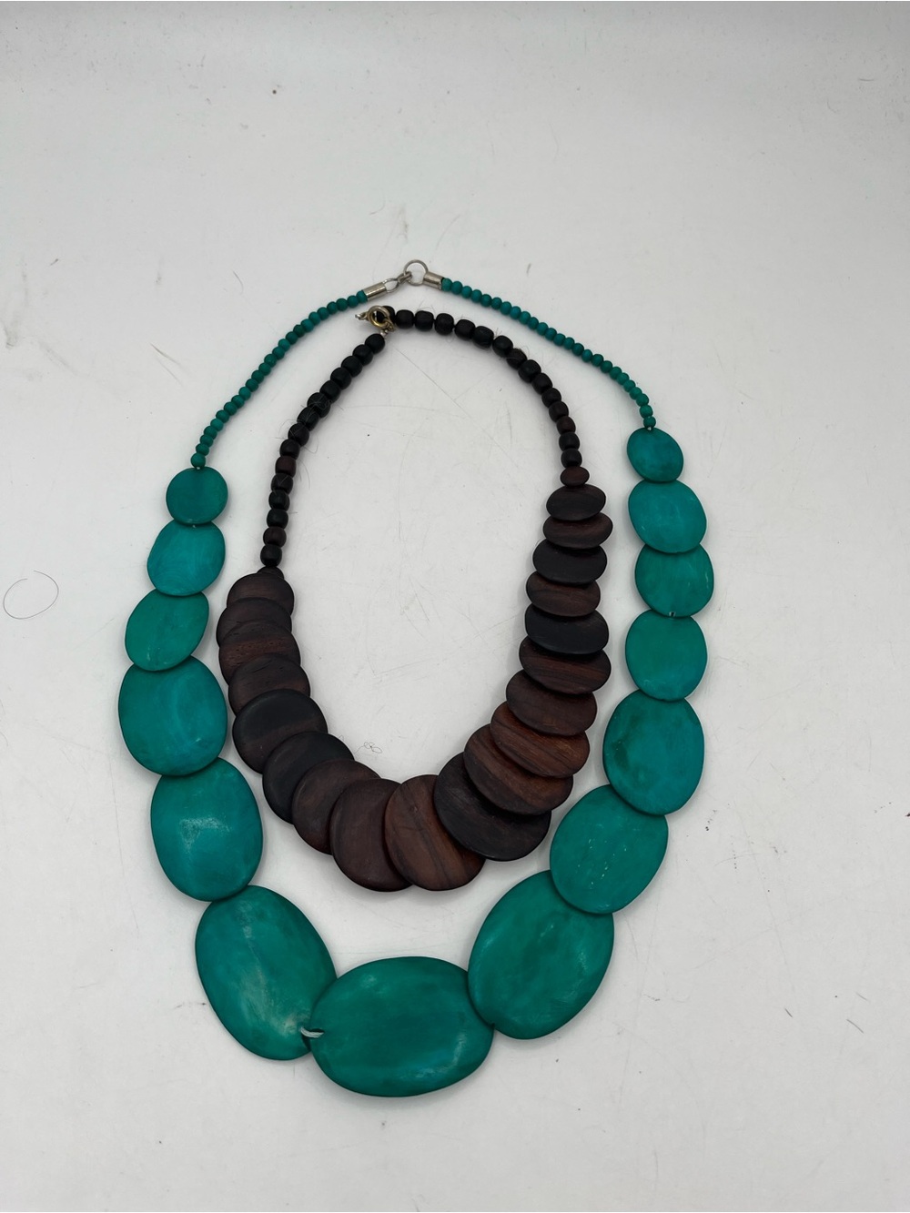 Boho style costume jewelry 2 necklaces